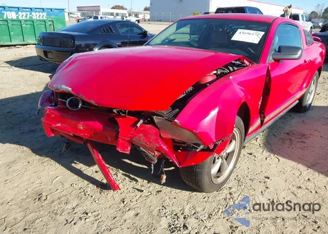 2006 Ford Mustang V6 из США, поврежденный, VIN 1ZVFT80N365163245